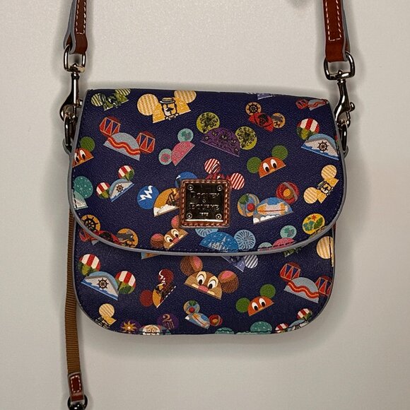 Dooney & Bourke Disney Mickey Ears Print Crossbody Bag - Picture 1 of 12